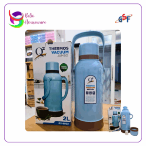Q2 Thermos Vacuum Jumbo Kapasitas 2L Q-8002 - Blue