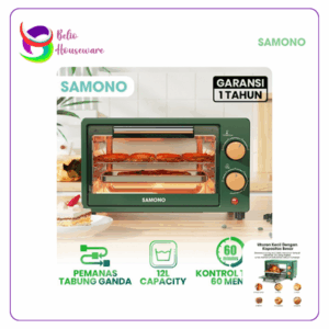 Samono Oven Elektrik Listrik SW- EOG12 Green Army / White
