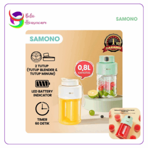 Samono Juicer Portable 800mL Big Jar 8 Blades 2.600mah LED Display SW-Y10 - Green
