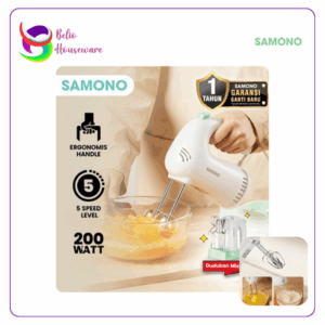 Samono Electrik Mixer 200 Watt Dengan Dudukan Penyimpanan SW-THMB200
