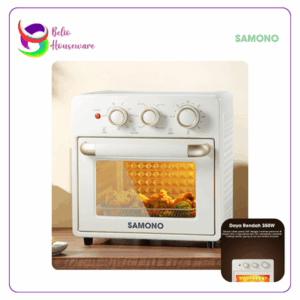 Samono 2in1 Air Fryer dan Oven Low Watt 350Watt 18L Big Capacity SW-AFV18 - Beige