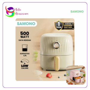 Samono Mini Air Fryer / Mesin Penggoreng Tanpa Minyak 2.4L 500 Watt SW-AF24