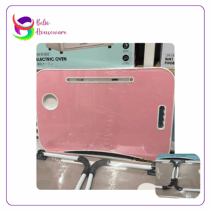 Meja Laptop Portable Besar + Pegangan Pink