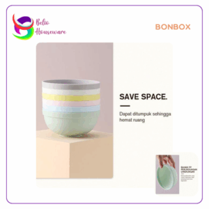 Samono Mangkuk Plastik 1 set isi 6 STW01B - Colourful
