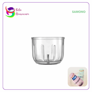 Samono Sparepart Glass Bowl / Gelas Kaca Chopper (SW-099s) - Transparant