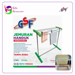 New GSF Jemuran Handuk G-2705 Tanpa Roda Biru