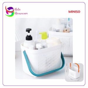 Miniso Shower Caddy Basket / Keranjang Peralatan Mandi - Gagang Navy
